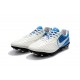 Nouvelle chaussure de foot Nike Tiempo Legend 7 FG Blanc Bleu