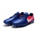 Nouvelle chaussure de foot Nike Tiempo Legend 7 FG Bleu Rose