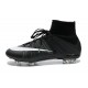 Nouveau Chaussures de Football CR7 Nike Mercurial Superfly IV FG Noir Blanc
