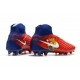 Nike Magista Obra 2 FG Nouveaux 2017 Crampons Foot Barcelona Rouge Bleu