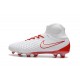 Nike Magista Obra 2 FG Nouveaux 2017 Crampons Foot Rouge Blanc