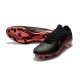 Crampons Pour Hommes - Nike Mercurial Vapor Flyknit Ultra FG Noir Rouge