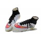 Nouveau Chaussures de Football Nike Mercurial Superfly IV FG Blanc Rose Noir