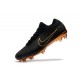 Crampons Pour Hommes - Nike Mercurial Vapor Flyknit Ultra FG Or Noir