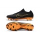 Crampons Pour Hommes - Nike Mercurial Vapor Flyknit Ultra FG Or Noir