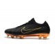 Crampons Pour Hommes - Nike Mercurial Vapor Flyknit Ultra FG Or Noir