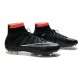 Coupe du monde 2014 Chaussures Nike Mercurial Superfly FG Noir Blanc Rose