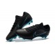 Crampons Pour Hommes - Nike Mercurial Vapor Flyknit Ultra FG Noir Bleu