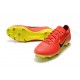 Crampons Pour Hommes - Nike Mercurial Vapor Flyknit Ultra FG Rouge Jaune Noir