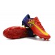Nike Mercurial Vapor XI FG ACC Crampon Homme Barcelona Rouge Bleu Jaune