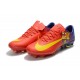 Nike Mercurial Vapor XI FG ACC Crampon Homme Barcelona Rouge Bleu Jaune