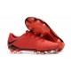 Nouvelles Crampons de Football Nike Hypervenom Phantom III FG Rouge Noir