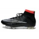 Coupe du monde 2014 Chaussures Nike Mercurial Superfly FG Noir Blanc Rose