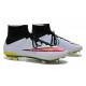 Nouveau Chaussures de Football Nike Mercurial Superfly IV FG Blanc Rose Noir