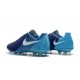 Nouvelles Chaussures de Football Nike Magista Opus II FG Bleu Blanc