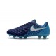 Nouvelles Chaussures de Football Nike Magista Opus II FG Bleu Blanc