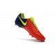 Nouveau Crampons foot Nike Tiempo Legend VII FG Rouge Bleu Volt
