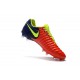 Nouveau Crampons foot Nike Tiempo Legend VII FG Rouge Bleu Volt