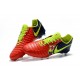 Nouveau Crampons foot Nike Tiempo Legend VII FG Rouge Bleu Volt