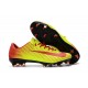 Nike Mercurial Vapor XI FG ACC Crampon Homme Rouge Jaune