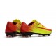 Nike Mercurial Vapor XI FG ACC Crampon Homme Rouge Jaune