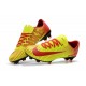 Nike Mercurial Vapor XI FG ACC Crampon Homme Rouge Jaune