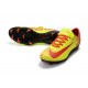 Nike Mercurial Vapor XI FG ACC Crampon Homme Rouge Jaune