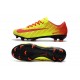 Nike Mercurial Vapor XI FG ACC Crampon Homme Rouge Jaune