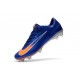 Nike Mercurial Vapor XI FG ACC Crampon Homme Bleu Orange Argent