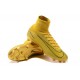 Chaussures de football pour Hommes - Nike Mercurial Superfly 5 FG Or Noir