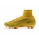 Chaussures de football pour Hommes - Nike Mercurial Superfly 5 FG Or Noir