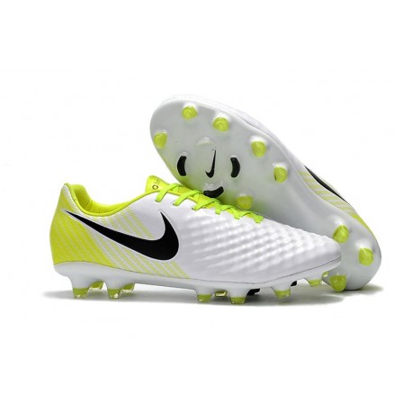 Nouvelles Chaussures de Football Nike Magista Opus II FG Blanc Noir Volt