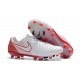 Nouveau Crampons Foot Nike Magista Opus II FG Chaussures Blanc Rouge