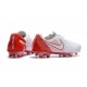 Nouveau Crampons Foot Nike Magista Opus II FG Chaussures Blanc Rouge