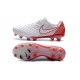 Nouveau Crampons Foot Nike Magista Opus II FG Chaussures Blanc Rouge