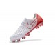 Nouveau Crampons Foot Nike Magista Opus II FG Chaussures Blanc Rouge