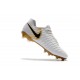 Nouveau Crampons foot Nike Tiempo Legend VII FG Blanc Or Noir