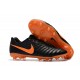 Nouveau Crampons foot Nike Tiempo Legend VII FG Noir Orange