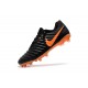 Nouveau Crampons foot Nike Tiempo Legend VII FG Noir Orange