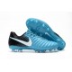 Nouveau Crampons foot Nike Tiempo Legend VII FG Bleu Gamma Blanc Obsidienne Bleu Glacier