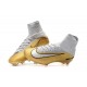 Chaussures de football pour Hommes - Nike Mercurial Superfly 5 FG Quinto Triunfo Or Blanc