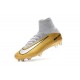 Chaussures de football pour Hommes - Nike Mercurial Superfly 5 FG Quinto Triunfo Or Blanc