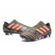 Crampons de Football Hommes - adidas Nemeziz 17+ 360 Agility FG Noir Rouge Tactile Gold Metallic