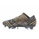 Crampons de Football Hommes - adidas Nemeziz 17+ 360 Agility FG Noir Rouge Tactile Gold Metallic