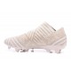 Crampons de Football Hommes - adidas Nemeziz 17+ 360 Agility FG Marron clair Sésame Craie