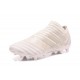 Crampons de Football Hommes - adidas Nemeziz 17+ 360 Agility FG Marron clair Sésame Craie