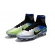 Chaussures de football pour Hommes - Nike Mercurial Superfly 5 FG Bleu Noir Chrome Volt
