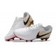 Nouveau Crampons foot Nike Tiempo Legend VII FG Blanc Or Vif