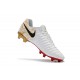 Nouveau Crampons foot Nike Tiempo Legend VII FG Blanc Or Vif