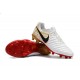 Nouveau Crampons foot Nike Tiempo Legend VII FG Blanc Or Vif